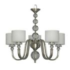 2009-5u-ss Yosemite Home Decor Mitchell Peak Satin Steel Chandelier 845805055011