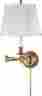 2010hab-np Visual Comfort Swing Arm Brass Lamp And Shade Bb Two Available