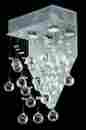 2021w12c Elegant Lighting Galaxy 2 Light Lamp Crystal Balls Wall Sconce Dining Living Room Chrome 609613250828