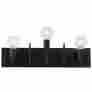219b03 Socket-to-me Varaluz 3 Light Hand Forged Recycled Steel Wall Sconce