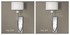 22493utter Unbranded Two Chrome Plated Crystal