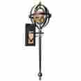 7929777 22497 Uttermost Modern Contemporary Oil Rubbed Bronze Gold Armillary Rondure Wall Sconce 36 H 792977224977