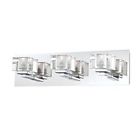23030-039 Portfolio Prism Chrome Square Vanity Light Dimmable 773546241915