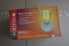 237865 Portfolio Wall Sconce Matte Nickle Finish Swirl Glass 756460031190