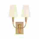2412-agb-ws Berkley Hudson Valley Lighting 2412 Aged Brass White Silk Shades 2 Light Wall 806134146870 2412-agb-ws Berkley Hudson Valley Lighting 2412 Aged Brass White Silk Shades 2 Light Wall 806134146870