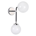 24722wtbkpn 24722 Maxim Wtbkpn Atom Light Wide Wall Sconce With 783209130968