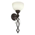 2497-01-32 Forte Lighting Wall Sconce Antique Bronze 093185049063