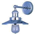 25060-bui 25060pn Mini Cone 1-bulb Sconce Polished Bui Nickel -bay Shade Maxim Wall