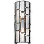 255w02nb 255w02 Varaluz Nb Harlowe High Wall Sconce With Textured 811903022699