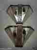1ltw 2725 Dale Tiffany Pair Of Henderson Wall Sconce Slag Stain Glass Style Shades