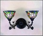 27392 Rosebush Tiffany Stained " Glass Sconce 2 Meyda Style Lighting Lt 21 Wall