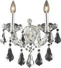 2801w2c-rc Euroluxhome Wall Sconce Maria Theresa Traditional Clear Crystal 616524353180