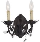 2857oi Maxim Elegante Wall Sconce Bath Vanity Oil Rubbed Bronze
