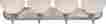 80629808249 28904-sn Benbrook Jeremiah Lighting 36 Inch Satin Nickel 4 Light Frosted Glass Bathroom Vanity