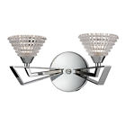 46151 2lt Vanity Frenzy Elk Lighting Polished Chrome 2 Collection Light