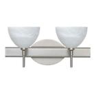 2sw-467952-led-sn Besa Lighting Brella Satin Nickel Led Bath Vanity 767893104900 2sw-467952-led-sn Besa Lighting Brella Satin Nickel Led Bath Vanity 767893104900