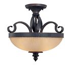6-227-3-25 3-light House Savoy Semi-flush Finish Carmel Collection Slate
