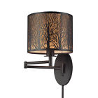 31069-1 Elk Woodland Sunrise Light Swingarm In Oil Rubbed 748119085401