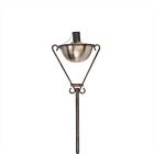 31393764 Dak Brushed Copper Half Moon Garden Oil Lamp 257554514518