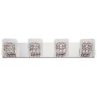 31514cc Artika Crystal Cubes Vanity Wall Fixture In Chrome