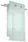 3200 Sonneman New Suspended Frosted Glass 2 Light Wall Sconce Satin Nickel Lighting
