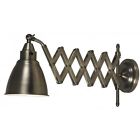 32197ani Kenroy Nickel Arm Antique Floren Swing Lamp