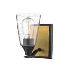 3371 Millennium Lighting Single Light Wide Bathroom Sconce With 842639021564