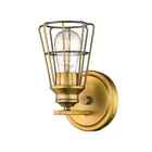 3381 Millennium Lighting Single Light Wide Bathroom Sconce With 842639021649
