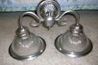 350-3261 Patriot Lighting New Light Wall Lamp Fixture Brushed Nickel Clearglass