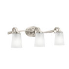 37371 Kichler Brushed Nickel Cylinder Vanity Light 737995373719