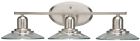 37422 Kichler Galileo Brushed Nickel Cone Vanity Light