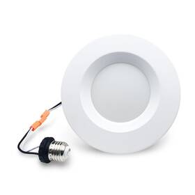 1100 3brix 810068350951 6 Inch 15w Lms Dimmable Retrofit Recessed Ceiling Light - Baffle Dow