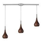 3l-bw 31340 Burl Light Wood Nickel Pendant Lindsey 3 Bulb Satin 3l-bw 31340 Burl Light Wood Nickel Pendant Lindsey 3 Bulb Satin