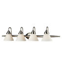 84058 4 Lighting Satin Collection Elk Vanity Alpine Nickel Light