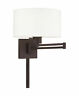40036-07 Livex Lighting Bronze Single Light Tall Wall Sconce 847284058439