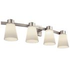 40460 Portfolio Brushed Nickel Bathroom Vanity Light 671961404604