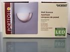 6719618 40628 Portfolio Brushed Nickel Pocket Led Wall Sconce Light 671961406288