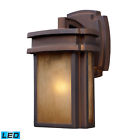 42146 42146-1-led Elk Sedona Outdoor Sconce In Hazelnut Bronze 748119050249