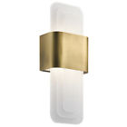 44162nbrled Kichler Serene Natural Brass Led Wall Sconce 783927541787 44162nbrled Kichler Serene Natural Brass Led Wall Sconce 783927541787