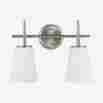 4440402-962 Sea Gull Lighting Light Brushed Two-light Nickel Bathroom Vanity Wall Fixtures Led 785652245046