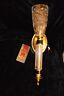 453152 Unbranded Crystal Clear Hand Cut Lead On Solid Brass Light