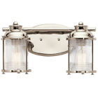 45771pn Kichler Polished Nickel Wide Light Bathroom Vanity 783927490931
