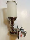 4581-1 Up Single Light Bath Fixture Columnar Chrome Sconce Ginger