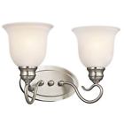 45902nil16 Kichler Tanglewood Brushed Nickel Energy Star Bath Light 783927527828