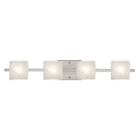 4ws-7873gl-led-sn Besa Lighting Paolo Satin Nickel Led Bath Vanity 767893085513