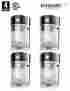 5000k 541021005-4pack Hyperikon Led 25w Wall Pack Light Photocell Included Crystal White Glow 150w To 180w