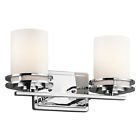 Am-a-360 5077ch Lighting Kichler 14.5 --360 Bathroom Chrome Fixture 2 " Bulb