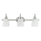 50783 Globe Electric Bathroom Vanity Light Dimmable Stainless Nickel 058219507834