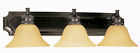 509042 House 3 Design Oil Bristol Dow Bronze Traditional Rubbed Classic Light