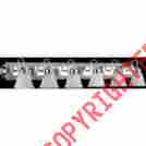 5094-6-165 5094-6 Quorum International Satin Nickel 6 Light Bathroom Vanity